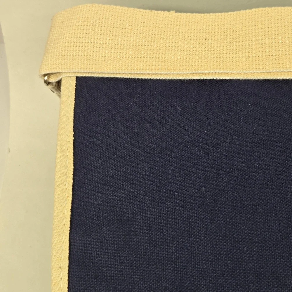 Vintage Nikon Made in Japan Blue Canvas Camera Accessory Bag New Unused